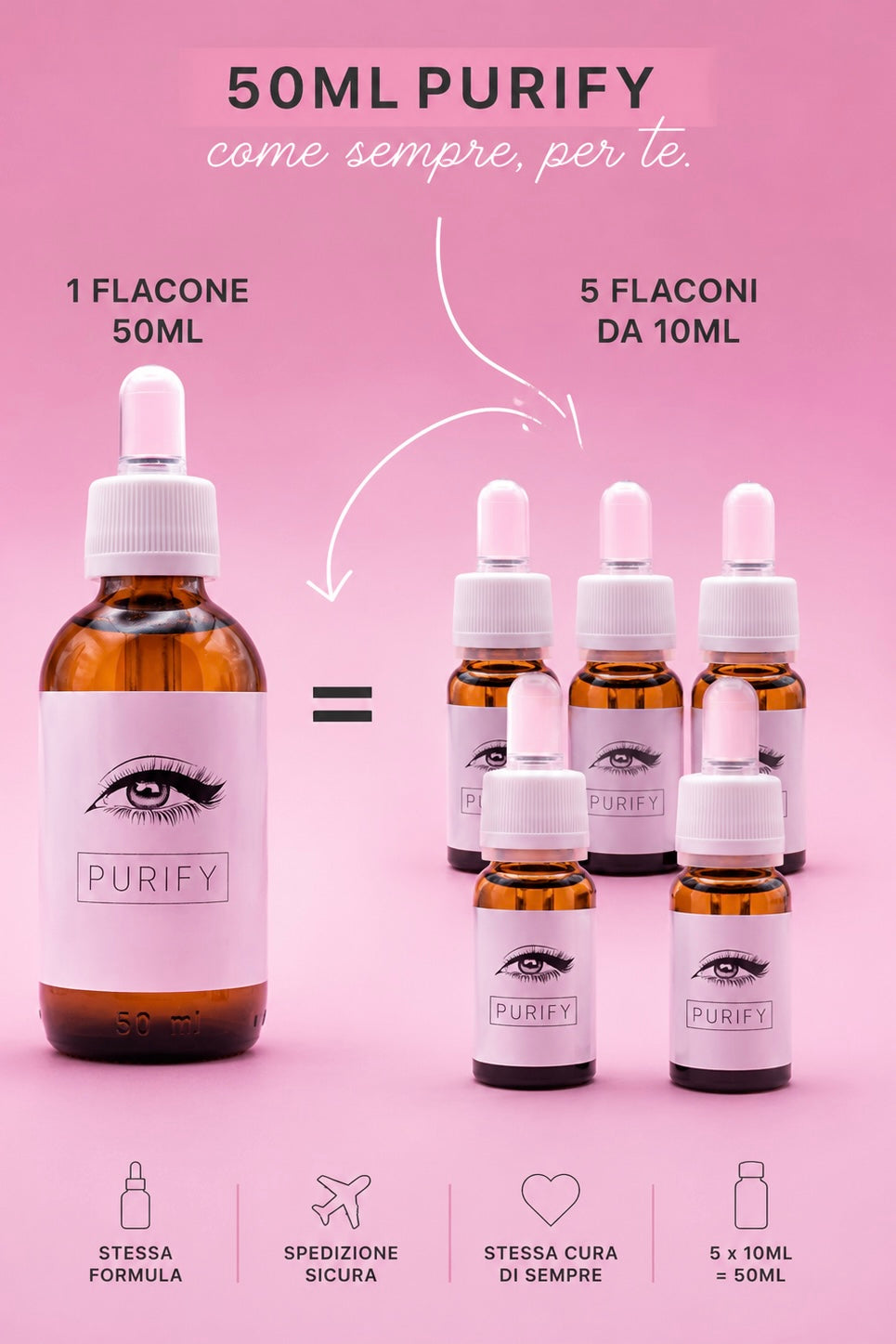 50ML =5 flaconi da 10ML