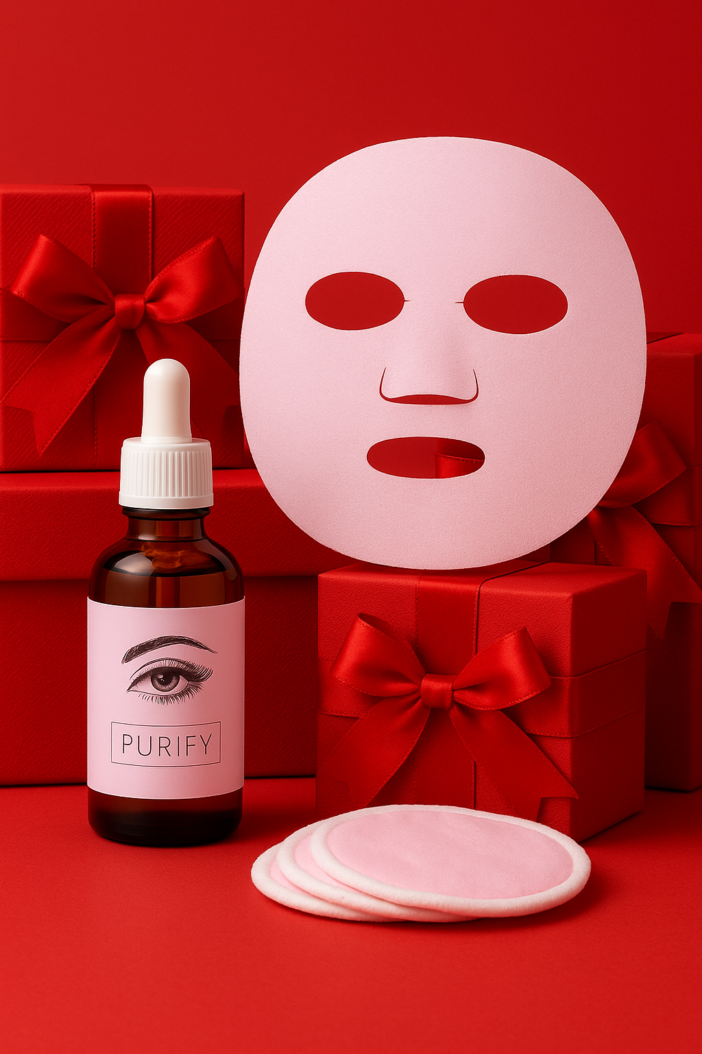 PER TUA MAMMA = PURIFY + MASCHERA IN TESSUTO MONOUSO + PADS